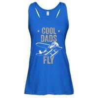 Cool Dads Fly Seaplane Gift Pilot Airplane Gift Ladies Essential Flowy Tank