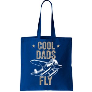 Cool Dads Fly Seaplane Gift Pilot Airplane Gift Tote Bag