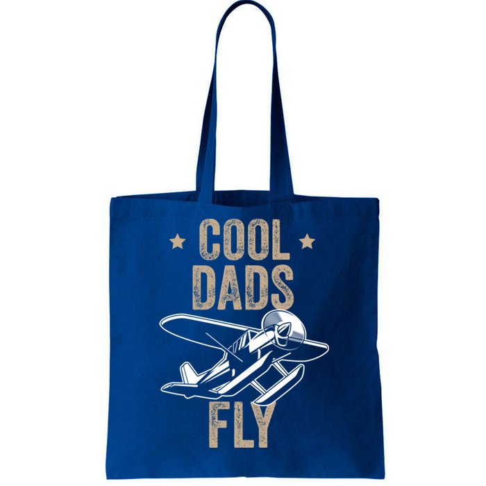 Cool Dads Fly Seaplane Gift Pilot Airplane Gift Tote Bag