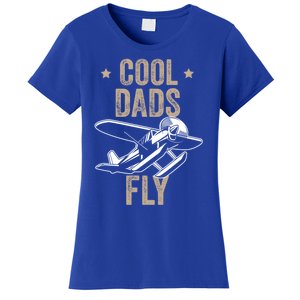 Cool Dads Fly Seaplane Gift Pilot Airplane Gift Women's T-Shirt