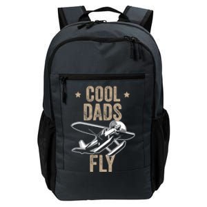 Cool Dads Fly Seaplane Gift Pilot Airplane Gift Daily Commute Backpack