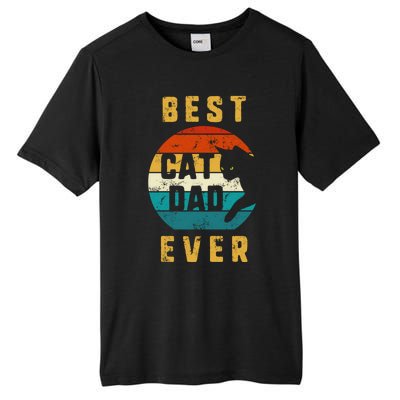 Cat Dad Father Cats Funny For Son Nephew Best Cat Dad Ever Gift Tall Fusion ChromaSoft Performance T-Shirt