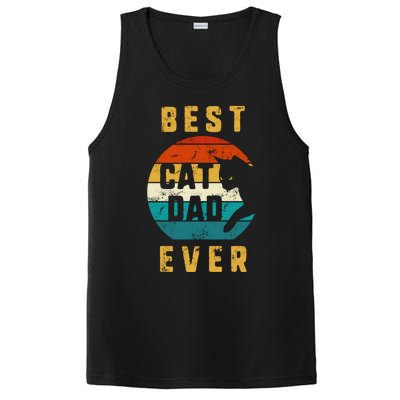 Cat Dad Father Cats Funny For Son Nephew Best Cat Dad Ever Gift PosiCharge Competitor Tank