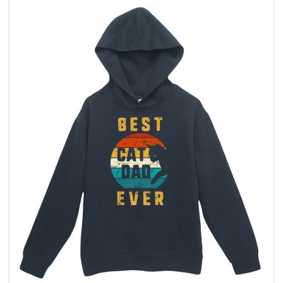 Cat Dad Father Cats Funny For Son Nephew Best Cat Dad Ever Gift Urban Pullover Hoodie