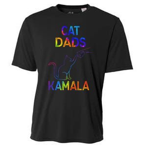 Cat Dads For Kamala Tie Dye Harris Madam President 47 Cooling Performance Crew T-Shirt