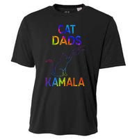 Cat Dads For Kamala Tie Dye Harris Madam President 47 Cooling Performance Crew T-Shirt