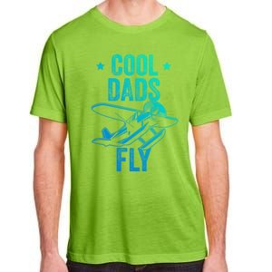 Cool Dads Fly Seaplane Gift Pilot Airplane Gift Adult ChromaSoft Performance T-Shirt