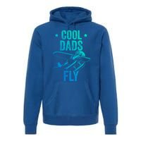 Cool Dads Fly Seaplane Gift Pilot Airplane Gift Premium Hoodie