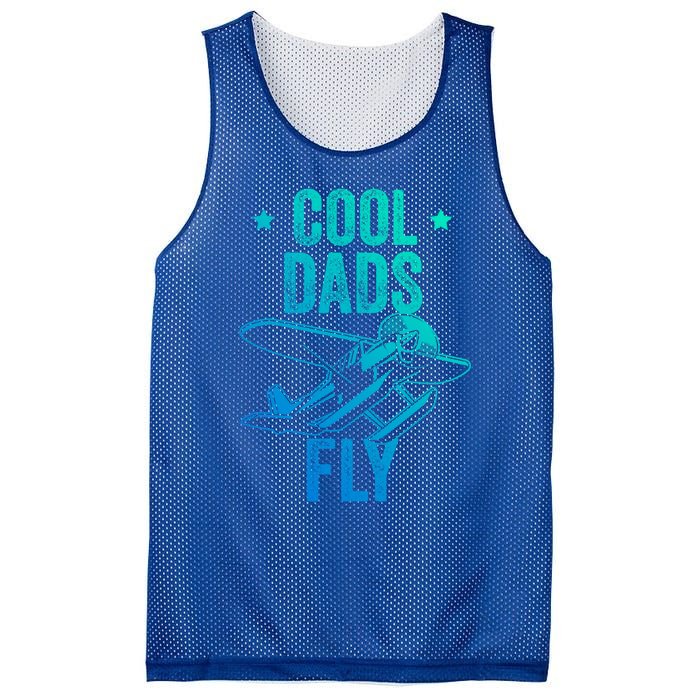 Cool Dads Fly Seaplane Gift Pilot Airplane Gift Mesh Reversible Basketball Jersey Tank