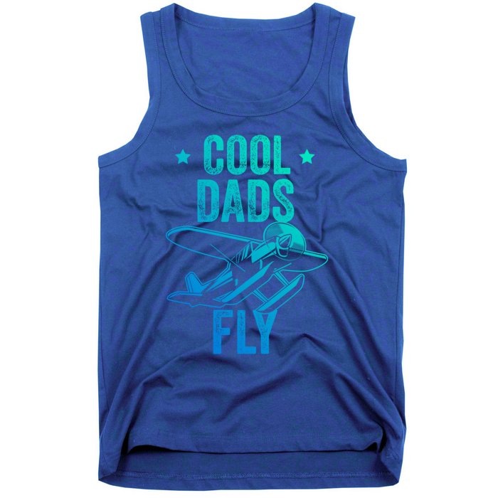 Cool Dads Fly Seaplane Gift Pilot Airplane Gift Tank Top