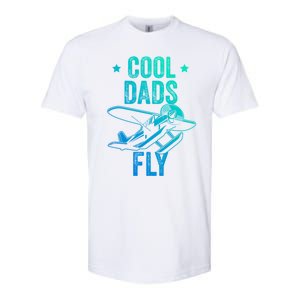 Cool Dads Fly Seaplane Gift Pilot Airplane Gift Softstyle CVC T-Shirt