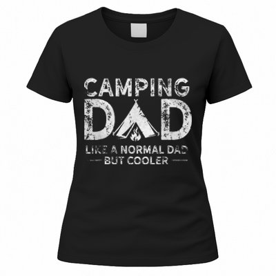 Camping Dad Funny Camper Fathers Day Camping Dad Women's T-Shirt