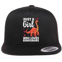 Cool Dinosaur For T Rex Dino Lovers Stegosaurus Flat Bill Trucker Hat