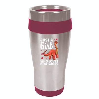 Cool Dinosaur For T Rex Dino Lovers Stegosaurus 16oz Travel Tumbler