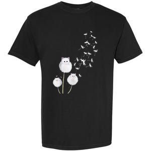 Cat Dandelion Flower SKT Garment-Dyed Heavyweight T-Shirt