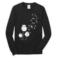 Cat Dandelion Flower SKT Tall Long Sleeve T-Shirt