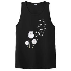 Cat Dandelion Flower SKT PosiCharge Competitor Tank