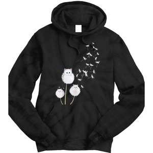 Cat Dandelion Flower SKT Tie Dye Hoodie