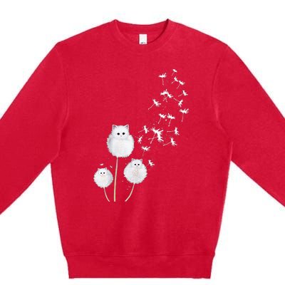 Cat Dandelion Flower SKT Premium Crewneck Sweatshirt