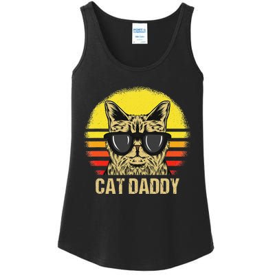 Cat Daddy Father's Day Cat Dad Ladies Essential Tank