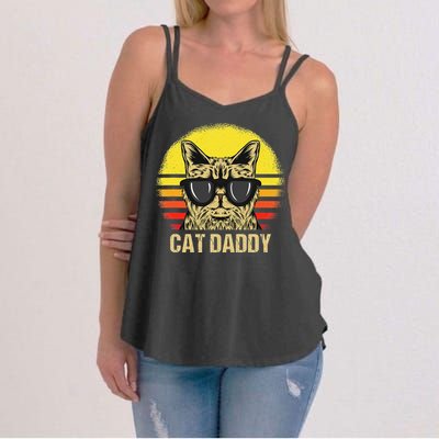 Cat Daddy Father's Day Cat Dad Women's Strappy Tank