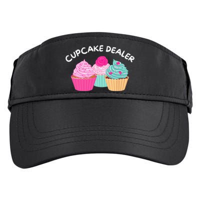 Cupcake Dealer Funny Cupcake Baker Pastry Baking Gift Adult Drive Performance Visor