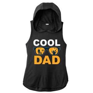 Cool Dad Fathers Day Special Gift Ladies PosiCharge Tri-Blend Wicking Draft Hoodie Tank