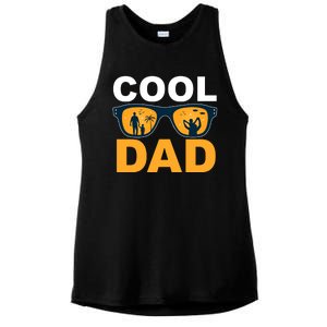 Cool Dad Fathers Day Special Gift Ladies PosiCharge Tri-Blend Wicking Tank