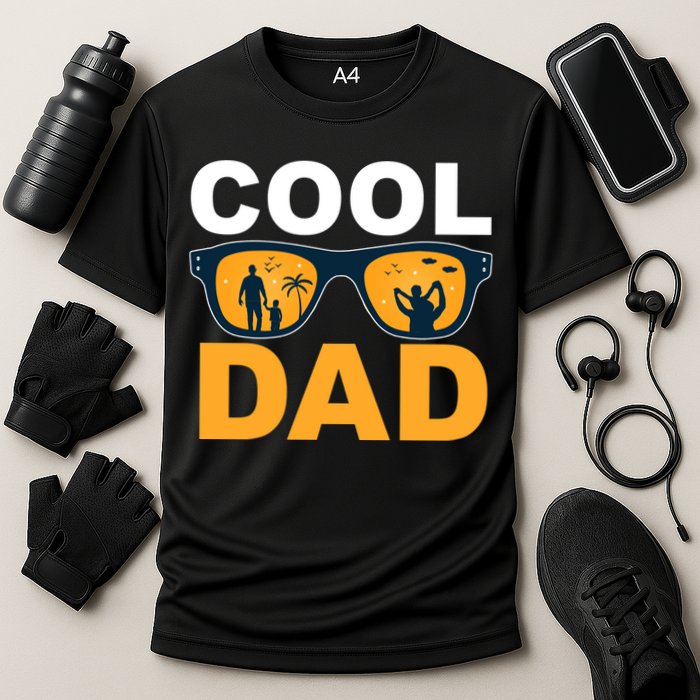 Cool Dad Fathers Day Special Gift Performance Shirt