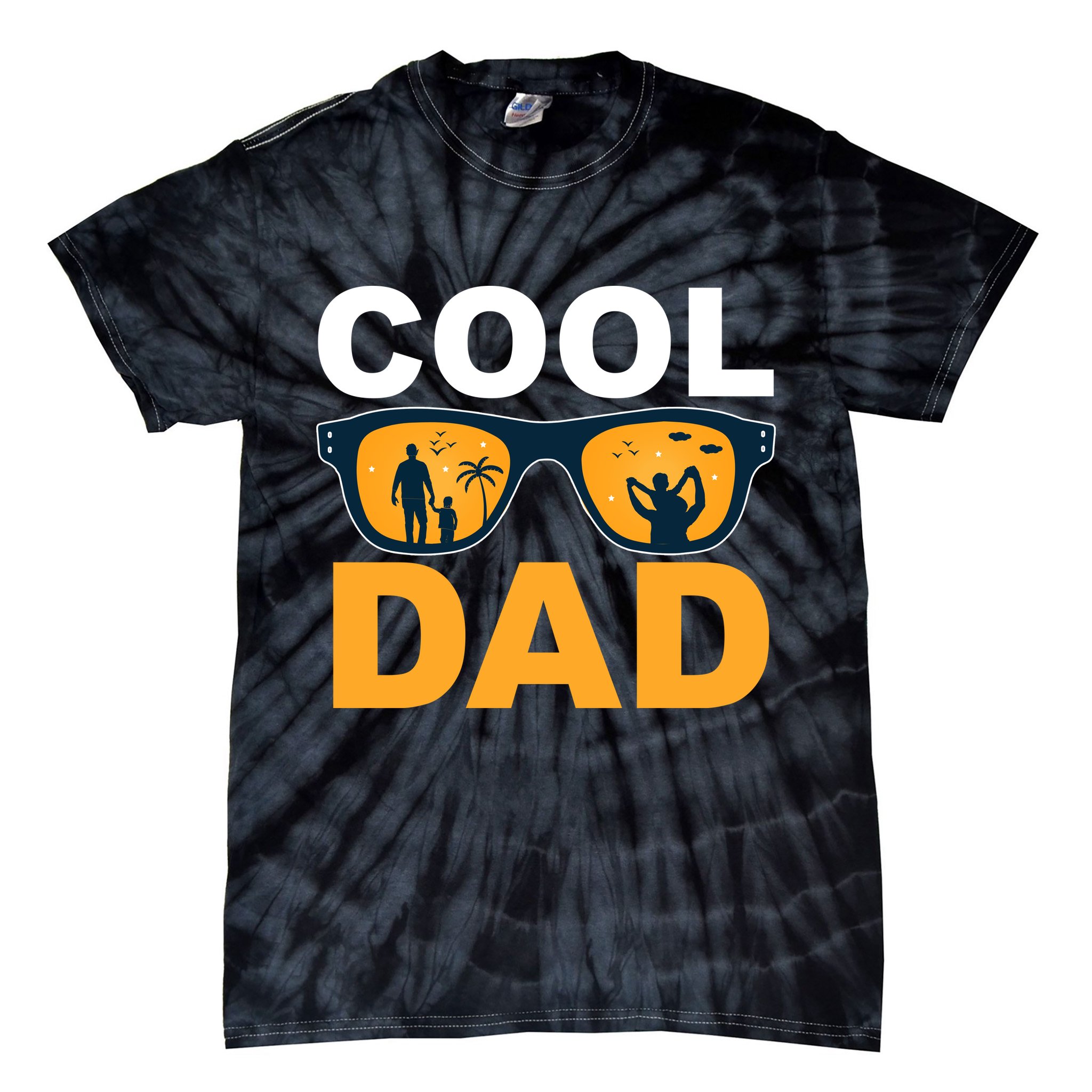 Cool Dad Fathers Day Special Gift Tie-Dye T-Shirt