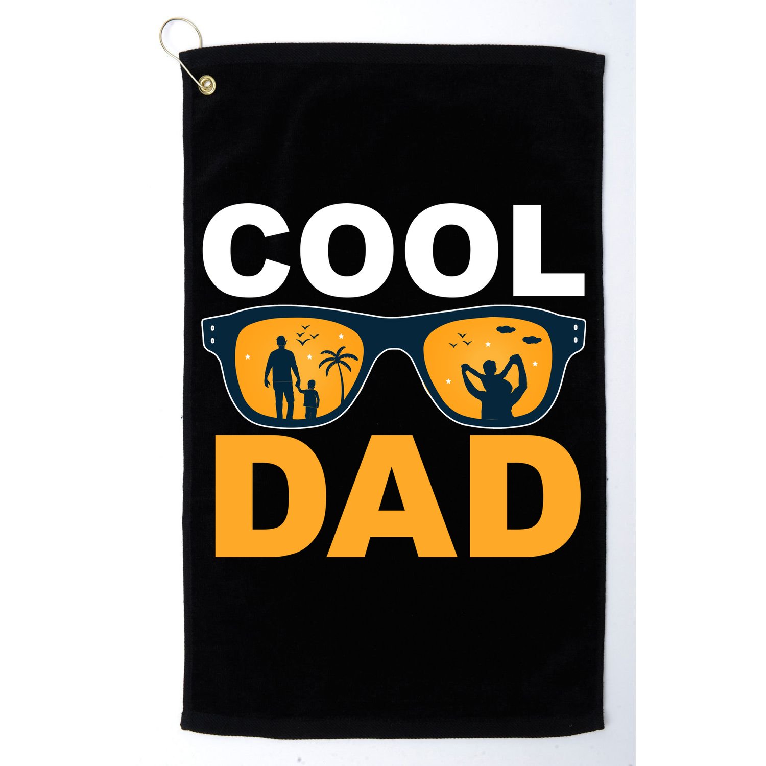 Cool Dad Fathers Day Special Gift Golf Towel