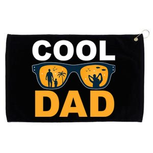 Cool Dad Fathers Day Special Gift Grommeted Golf Towel