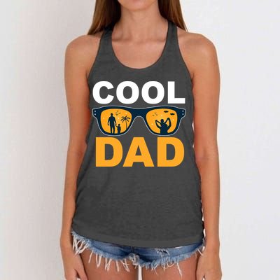 Cool Dad Fathers Day Special Gift Women's Knotted Racerback Tank