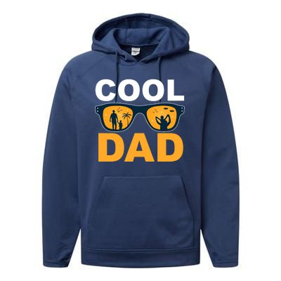 Cool Dad Fathers Day Special Gift Performance Fleece Hoodie