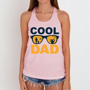 Cool Dad Fathers Day Special Gift Women's Knotted Racerback Tank