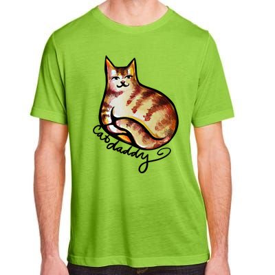 Cat Daddy Funny Cat Person Humor Gift Adult ChromaSoft Performance T-Shirt