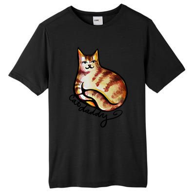 Cat Daddy Funny Cat Person Humor Gift Tall Fusion ChromaSoft Performance T-Shirt