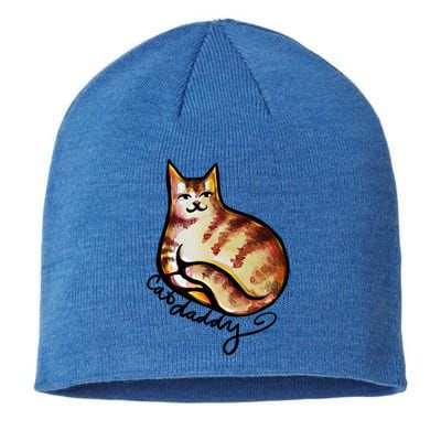 Cat Daddy Funny Cat Person Humor Gift Sustainable Beanie