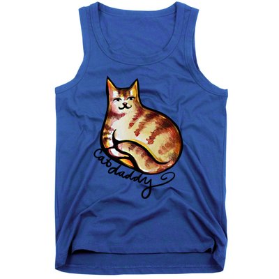 Cat Daddy Funny Cat Person Humor Gift Tank Top