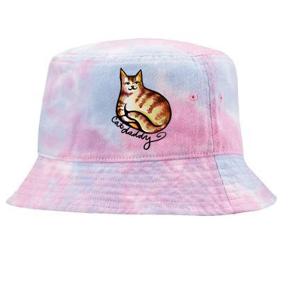 Cat Daddy Funny Cat Person Humor Gift Tie-Dyed Bucket Hat