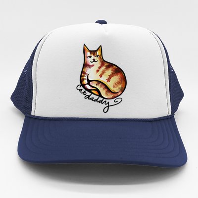 Cat Daddy Funny Cat Person Humor Gift Trucker Hat