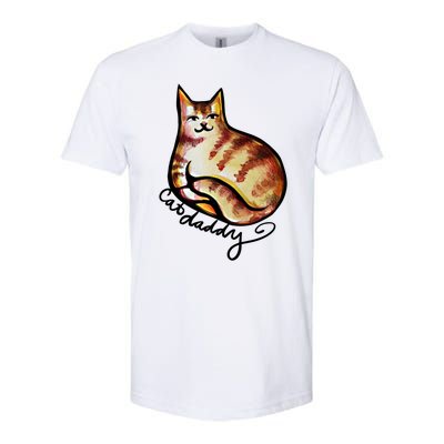 Cat Daddy Funny Cat Person Humor Gift Softstyle CVC T-Shirt