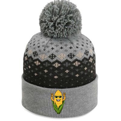 Corn Design For Women Sweet Corn On The Cob Lovers The Baniff Cuffed Pom Beanie