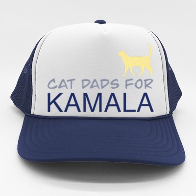 Cat Dads For Kamala Harris For President 2024 Trucker Hat