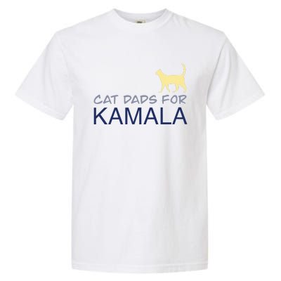 Cat Dads For Kamala Harris For President 2024 Garment-Dyed Heavyweight T-Shirt