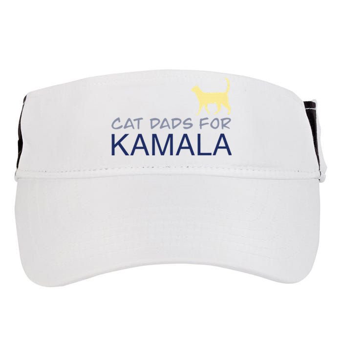 Cat Dads For Kamala Harris For President 2024 Adult Drive Performance Visor