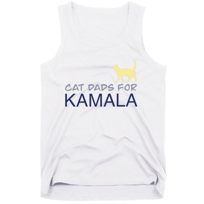 Cat Dads For Kamala Harris For President 2024 Tank Top