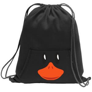 Cute Duck Face Awesome Halloween Costume Gift Sweatshirt Cinch Pack Bag