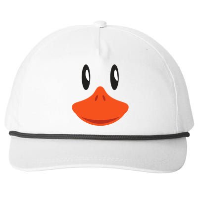 Cute Duck Face Awesome Halloween Costume Gift Snapback Five-Panel Rope Hat