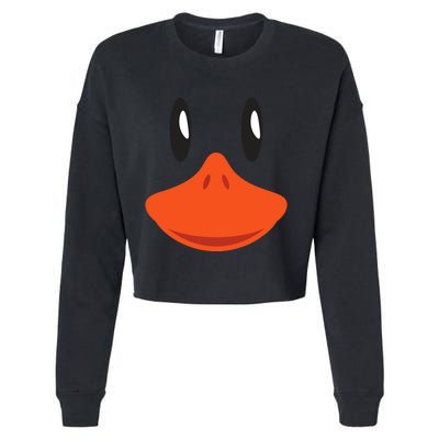 Cute Duck Face Awesome Halloween Costume Gift Cropped Pullover Crew